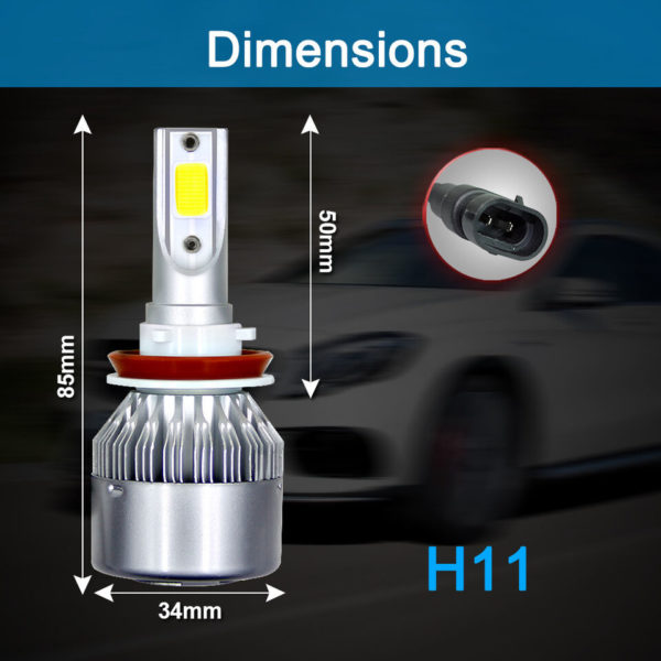 LED C6 HEADLIGHT BULBS - Image 6